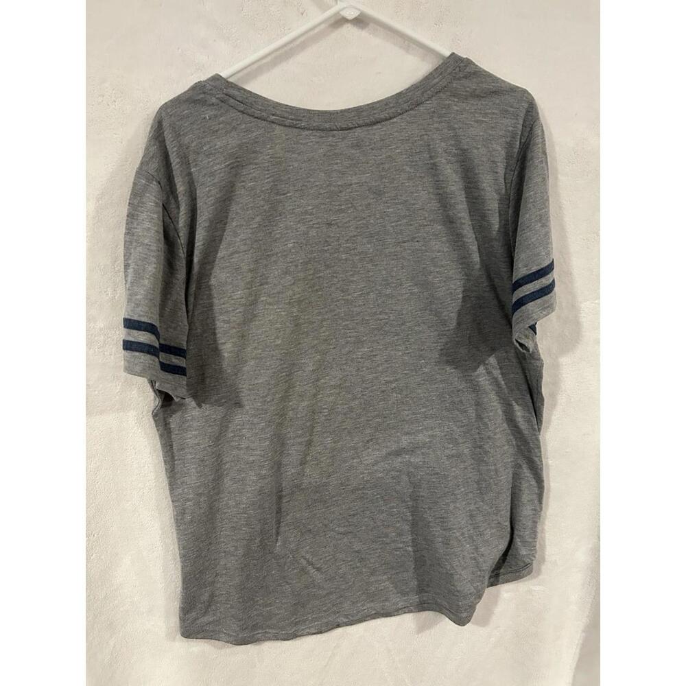 Womens Shirts Tops 2XL Gray Stranger Things Netflix Crew Graphic Short Sleeve - Picture 6 of 7
